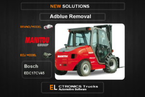 AdBlue OFF Manitou-télescopique Bosch EDC17CV45 Electronics Trucks Automotive Software