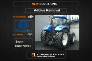 AdBlue OFF New-Holland-Agriline Bosch EDC17CV41 Electronics Trucks Automotive Software