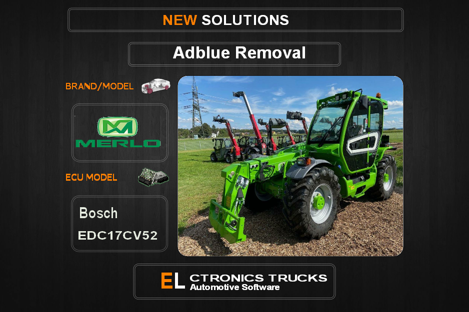 AdBlue OFF Merlo-Agriline Bosch EDC17CV52 Electronics Trucks Automotive Software