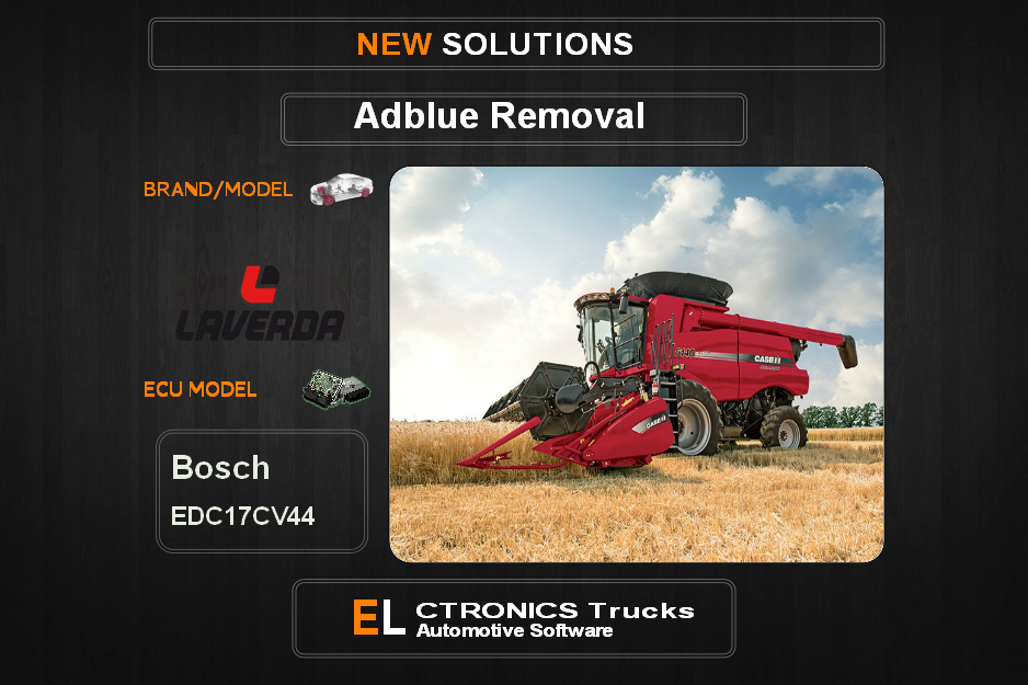 AdBlue OFF Laverda-Agrilne Bosch EDC17CV44 Electronics Trucks Automotive Software