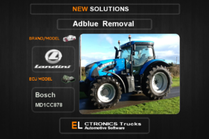 AdBlue OFF Landini Bosch MD1CC878 Electronics Trucks Automotive Software