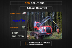 AdBlue OFF Komatsu Bosch EDC17CV44 Electronics Trucks Automotive Software