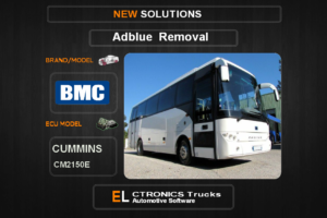 AdBlue OFF Bmc-Bus Cummins CM2150E Electronics Trucks Automotive Software