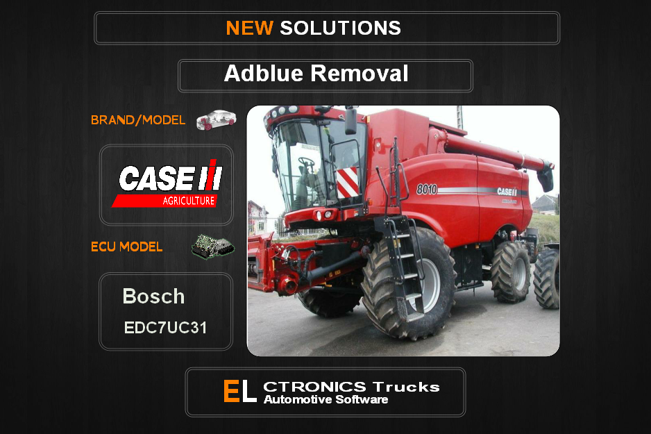 AdBlue OFF Case-Agriline Bosch EDC7UC31 Electronics Trucks Automotive Software