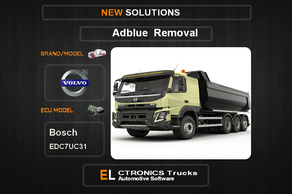 AdBlue OFF Volvo-Trucks Bosch EDC7UC31 Electronics Trucks Automotive Software