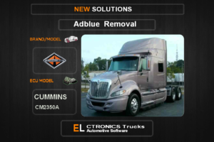 AdBlue OFF Truck-International Cummins CM2350A Electronics Trucks Automotive Software