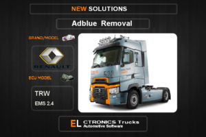 AdBlue OFF Renault-Truck TRW EMS2.4 Electronics Trucks Automotive Software