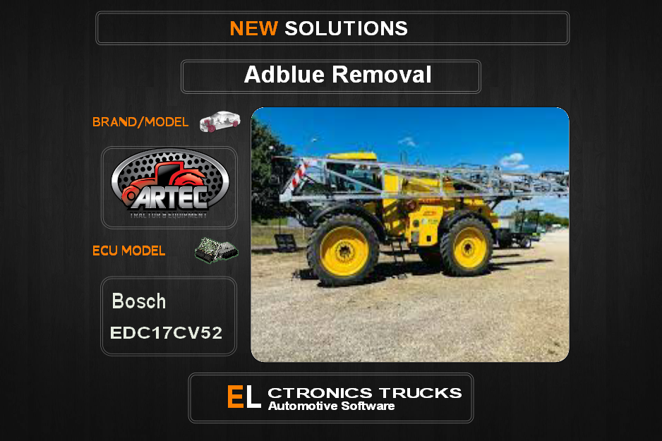 AdBlue OFF Artec Bosch EDC17CV52 Electronics Trucks Automotive Software