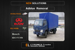 AdBlue OFF BAW-Trucks Bosch EDC17CV54 Electronics Trucks Automotive Software