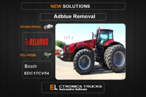 AdBlue OFF Belarus-Agriline Bosch EDC17CV54 Electronics Trucks Automotive Software