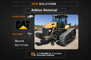 AdBlue OFF caterpillar-Agrilne Bosch EDC17CV54 Electronics Trucks Automotive Software
