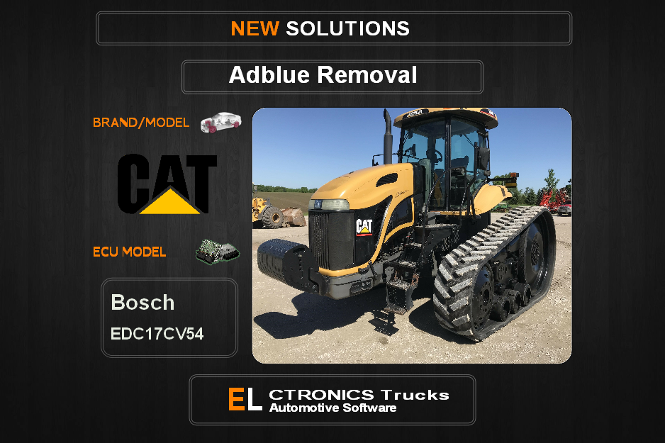 AdBlue OFF caterpillar-Agrilne Bosch EDC17CV54 Electronics Trucks Automotive Software