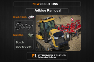 AdBlue OFF Challenger-Agriline Bosch EDC17CV54 Electronics Trucks Automotive Software