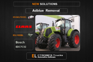 AdBlue OFF Claas Bosch EDC7C32 Electronics Trucks Automotive Software