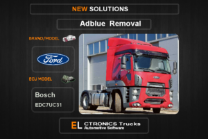 AdBlue OFF Ford-Trucks Bosch EDC7UC31 Electronics Trucks Automotive Software