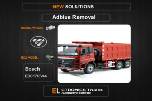 AdBlue OFF Foton-Trucks Bosch EDC17CV44 Electronics Trucks Automotive Software