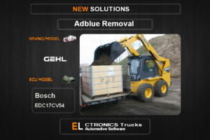 AdBlue OFF Gehl Bosch EDC17CV54 Electronics Trucks Automotive Software