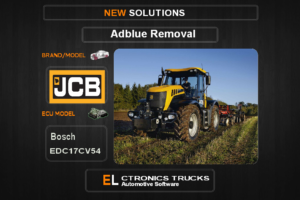 AdBlue OFF Jcb Bosch EDC17CV54 Electronics Trucks Automotive Software