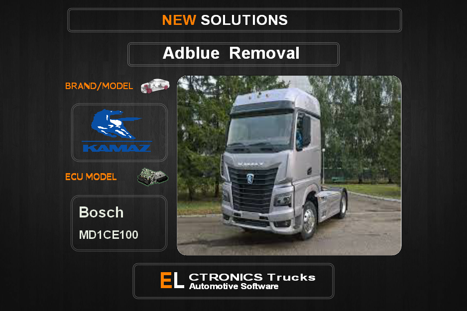 AdBlue OFF Kamaz-Trucks Bosch MD1CE100 Electronics Trucks Automotive Software