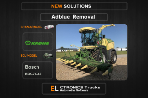AdBlue OFF Krone Bosch EDC7C32 Electronics Trucks Automotive Software