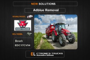 AdBlue OFF Massey-Agriline Bosch EDC17CV54 Electronics Trucks Automotive Software
