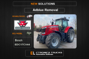 AdBlue OFF Massey-Agriline Bosch EDC17CV44 Electronics Trucks Automotive Software