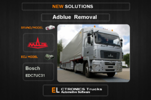 AdBlue OFF Maz-Trucks Bosch EDC7UC31 Electronics Trucks Automotive Software