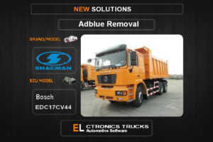 AdBlue OFF Shacman-Trucks Bosch EDC17CV44 Electronics Trucks Automotive Software