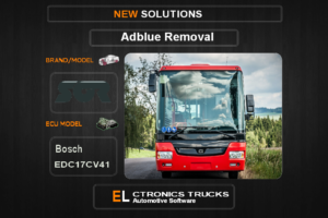 AdBlue OFF Sor-Bus Bosch EDC17CV41 Electronics Trucks Automotive Software