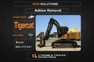 AdBlue OFF Tigercat-Foresters Bosch EDC17CV41 Electronics Trucks Automotive Software