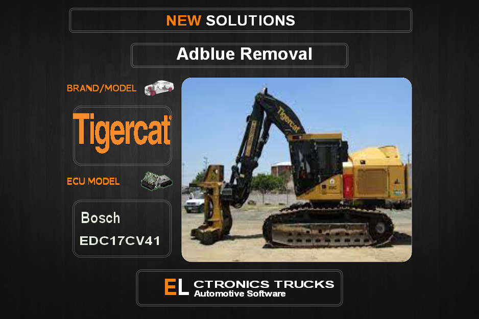 AdBlue OFF Tigercat-Foresters Bosch EDC17CV41 Electronics Trucks Automotive Software