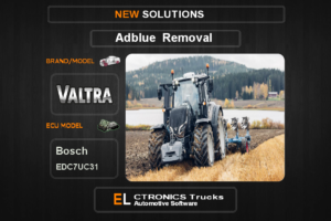 AdBlue OFF Valtra-Agriline Bosch EDC7UC31 Electronics Trucks Automotive Software