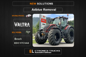 AdBlue OFF Valtra-Agriline Bosch EDC17CV44 Electronics Trucks Automotive Software