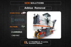 AdBlue OFF Wirtgen Cummins CM2150C Electronics Trucks Automotive Software
