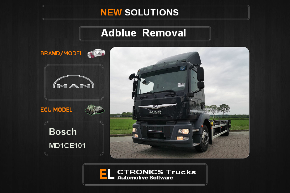 AdBlue OFF Man-Truck Bosch MD1CE101 Electronics Trucks Automotive Software