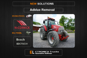 AdBlue OFF Mc-Agriline Bosch EDC7UC31 Electronics Trucks Automotive Software