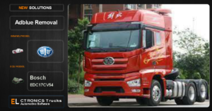 AdBlue OFF Faw-Trucks Bosch EDC17CV54 Electronics Trucks Automotive Software
