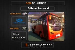 AdBlue OFF Ashok Bosch EDC17CV54 Electronics Trucks Automotive Software