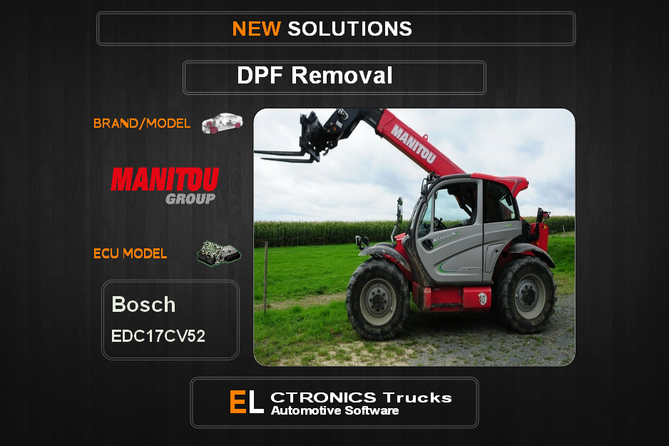 DPF Off Manitou-télescopique Bosch EDC17CV52 Electronics Trucks Automotive Software