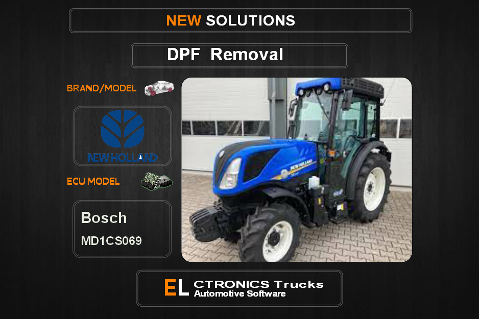 DPF Off New-Holland-Agriline Bosch MD1CS069 Electronics Trucks Automotive Software