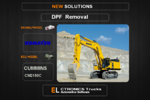 DPF Off Komatsu Cummins CM2150C Electronics Trucks Automotive Software