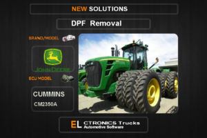 DPF Off John-Deere Cummins CM2350A Electronics Trucks Automotive Software