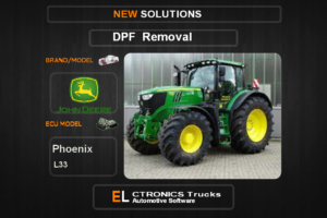 DPF Off John-Deere Phoenix L33 Electronics Trucks Automotive Software