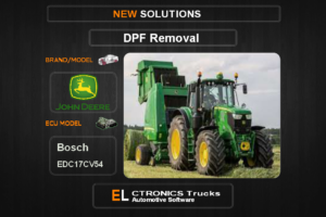 DPF Off John-Deere Bosch EDC17CV54 Electronics Trucks Automotive Software