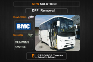 DPF Off Bmc-Bus Cummins CM2150E Electronics Trucks Automotive Software