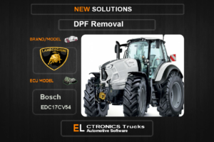 DPF Off Lamborghini-Agriline Bosch EDC17CV54 Electronics Trucks Automotive Software
