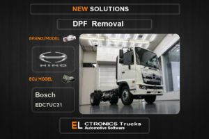 DPF Off Hino-Trucks Bosch EDC7UC31 Electronics Trucks Automotive Software