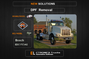 DPF Off Truck-International Bosch EDC17CV42 Electronics Trucks Automotive Software