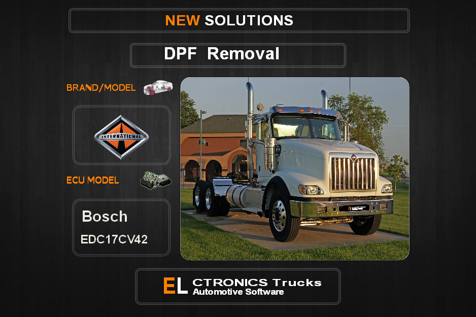 DPF Off Truck-International Bosch EDC17CV42 Electronics Trucks Automotive Software