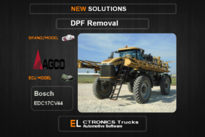 DPF Off Agco-agrilne Bosch EDC17CV44 Electronics Trucks Automotive Software